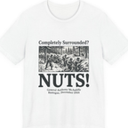 Bastogne Nuts Defiance Premium Tee - White front