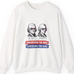 Jefferson Hancock Canceling The King Sweatshirt - White front