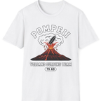 Pompeii Volcano Surfing Team T-Shirt - White front