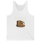 Boston Molasses Flood Tour Tank Top - White front