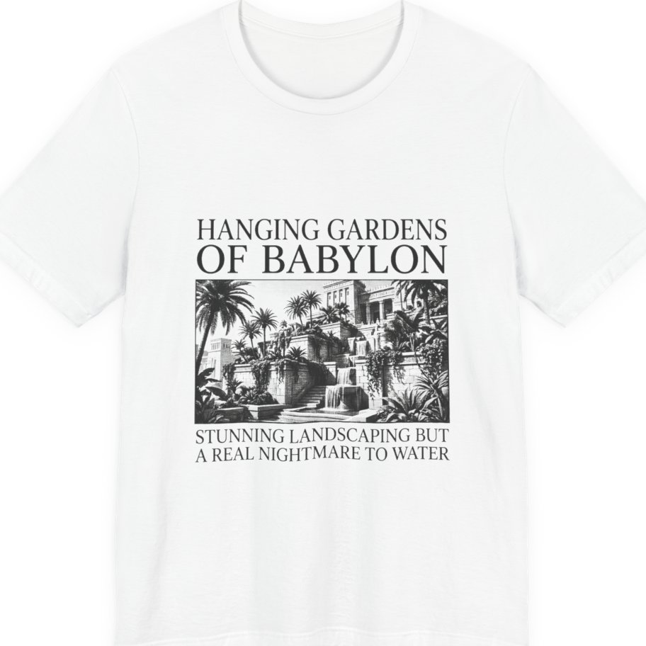 Hanging Gardens Landscaping Premium Tee - White front