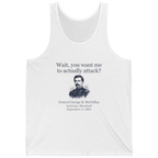 Mcclellan Antietam Attack Tank Top - White front