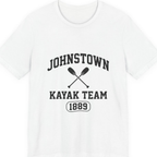 Johnstown Kayak Team Premium Tee - White front