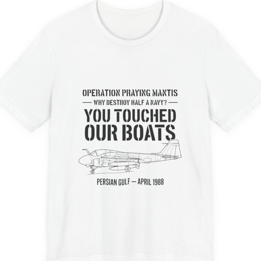 Operation Praying Mantis Premium Tee - White front