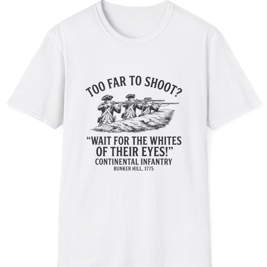 Whites of Their Eyes Bunker T-Shirt - White front