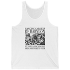 Hanging Gardens Landscaping Tank Top - White front