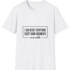 Oscar Wilde Quote T-Shirt - White front