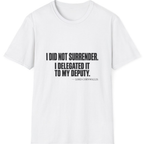 Cornwallis Delegated The Surrender T-Shirt - White front