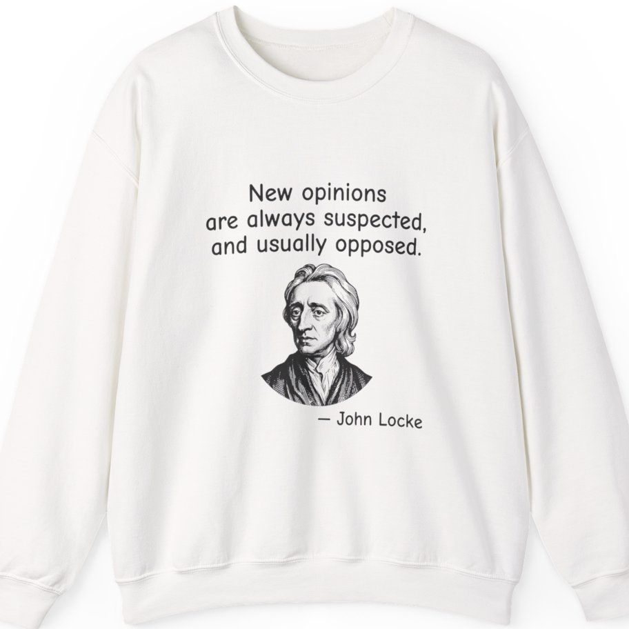Locke New Opinions T-Shirt - White front
