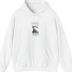 Newton Gravity Anxiety Hoodie - White front