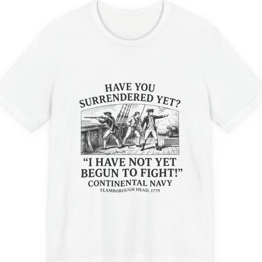 Not Yet Begun To Fight Premium Tee - White front