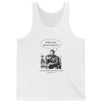 First Phone Call Panic Tank Top - White front