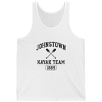 Johnstown Kayak Team Tank Top - White front