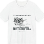 Fort Ticonderoga Ten Minutes Premium Tee - White front