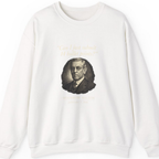 Woodrow Wilson Fourteen Points Procrastination Sweatshirt - White front