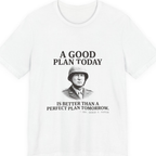 Patton Good Plan Premium Tee - White front