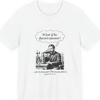 First Phone Call Panic Premium Tee - White front