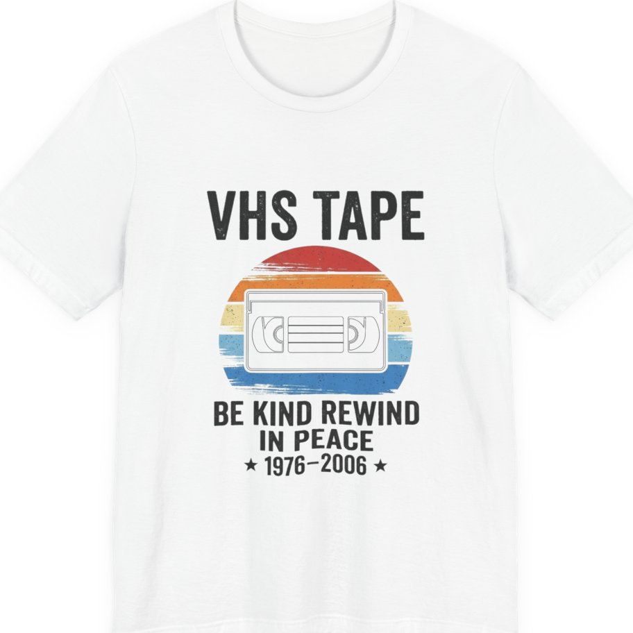 Vhs Tape Memorial Premium Tee - White front
