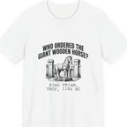 Trojan Wooden Horse Premium Tee - White front
