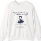 Mcclellan Antietam Attack T-Shirt - White front