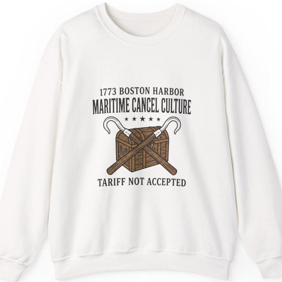 Maritime Cancel Culture Sweatshirt - White front