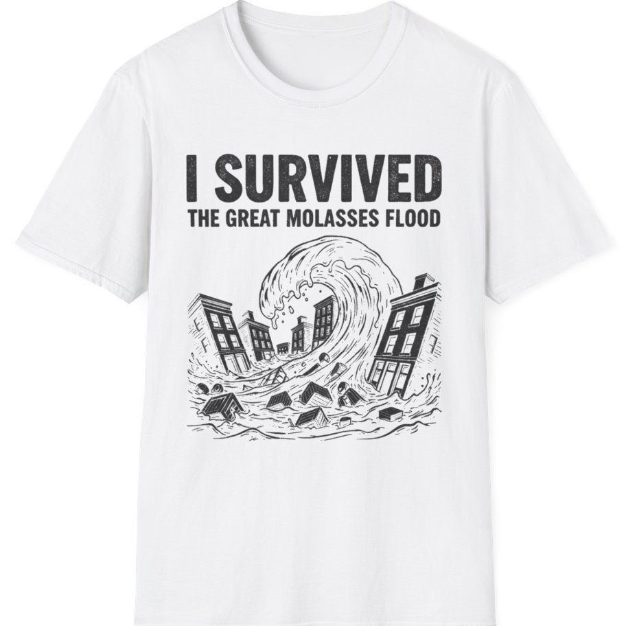 Great Molasses Flood T-Shirt - White front