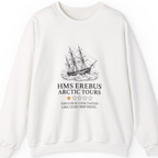 Hms Erebus Arctic Tours T-Shirt - White front