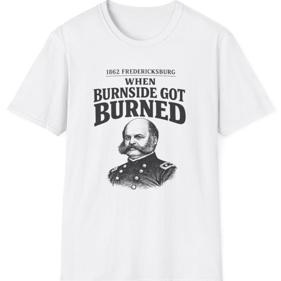 Fredericksburg Burnside Got Burned Vintage T-Shirt - White front