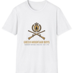 Green Mountain Boys Crest T-Shirt - White front