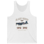 Black Sheep Squadron Crest Tank Top - White front