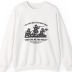 Continental Militia Two Fires Cowpens Sweatshirt - White front