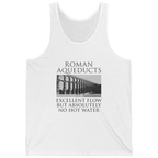 Roman Aqueducts Service Review Tank Top - White front