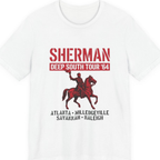Sherman Deep South Tour Vintage Premium Tee - White front