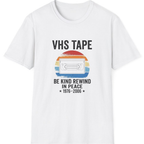 Vhs Tape Memorial T-Shirt - White front
