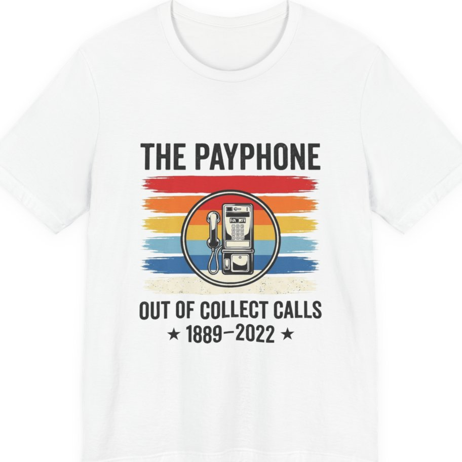 Public Payphone Memorial Premium Tee - White front