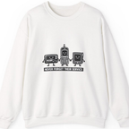 Never Forget Their Service Obsolete Sweatshirt - White front