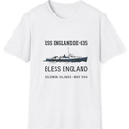 Uss England De T-Shirt - White front