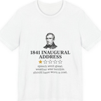 Inaugural Address Review Premium Tee - White front