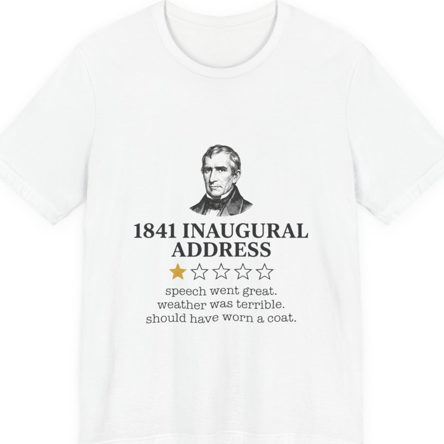 Inaugural Address Review Premium Tee - White front
