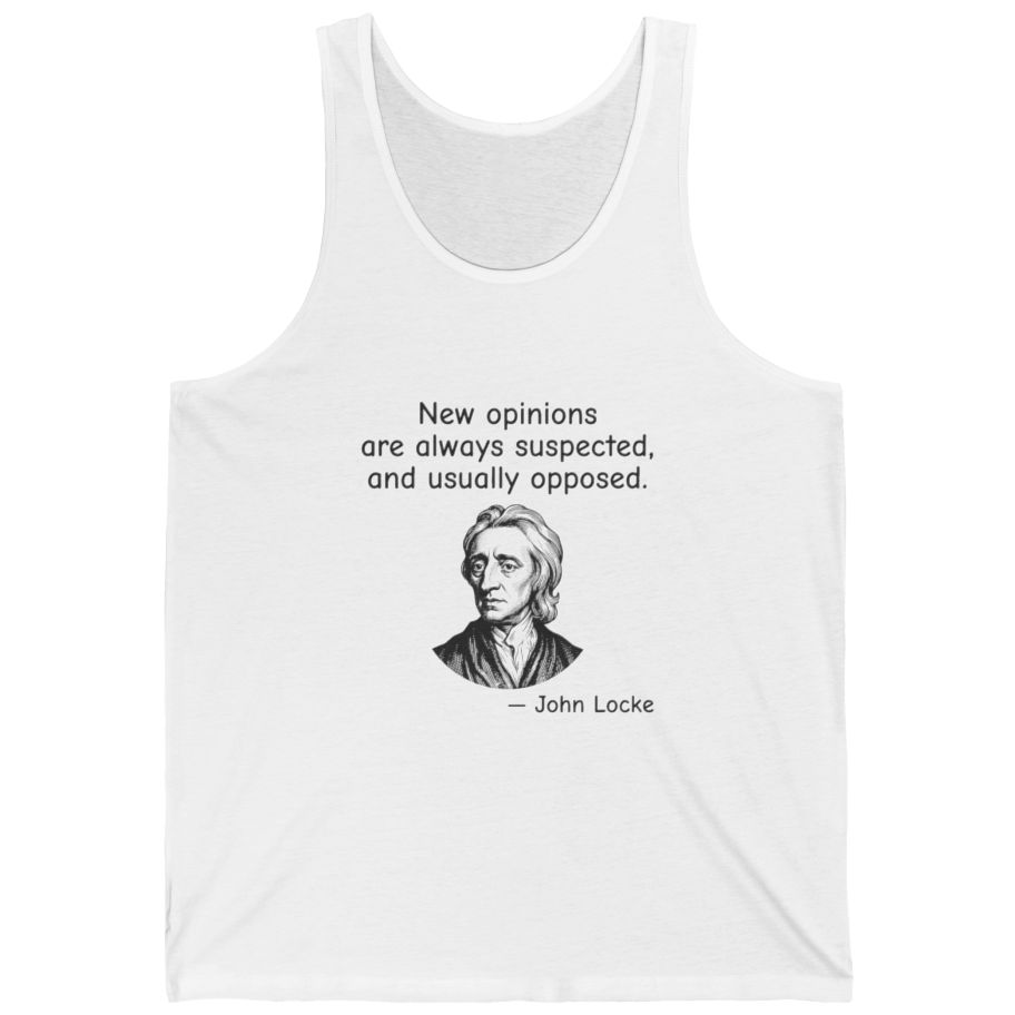 Locke New Opinions Tank Top - White front