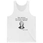 Locke New Opinions Tank Top - White front