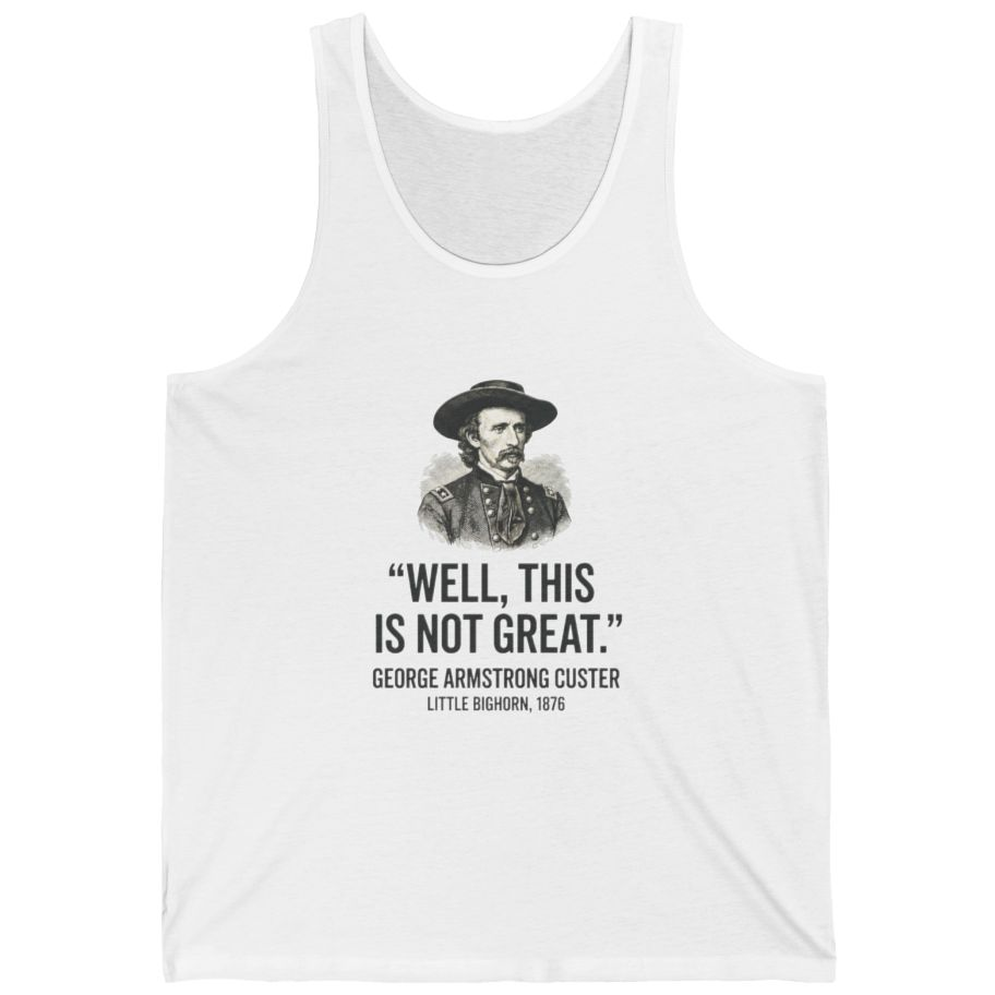 Well This Is Not Great Tank Top - White front