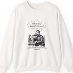 First Phone Call Panic Sweatshirt - White front