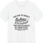 Whites of Their Eyes Bunker Premium Tee - White front