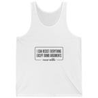 Oscar Wilde Quote Tank Top - White front