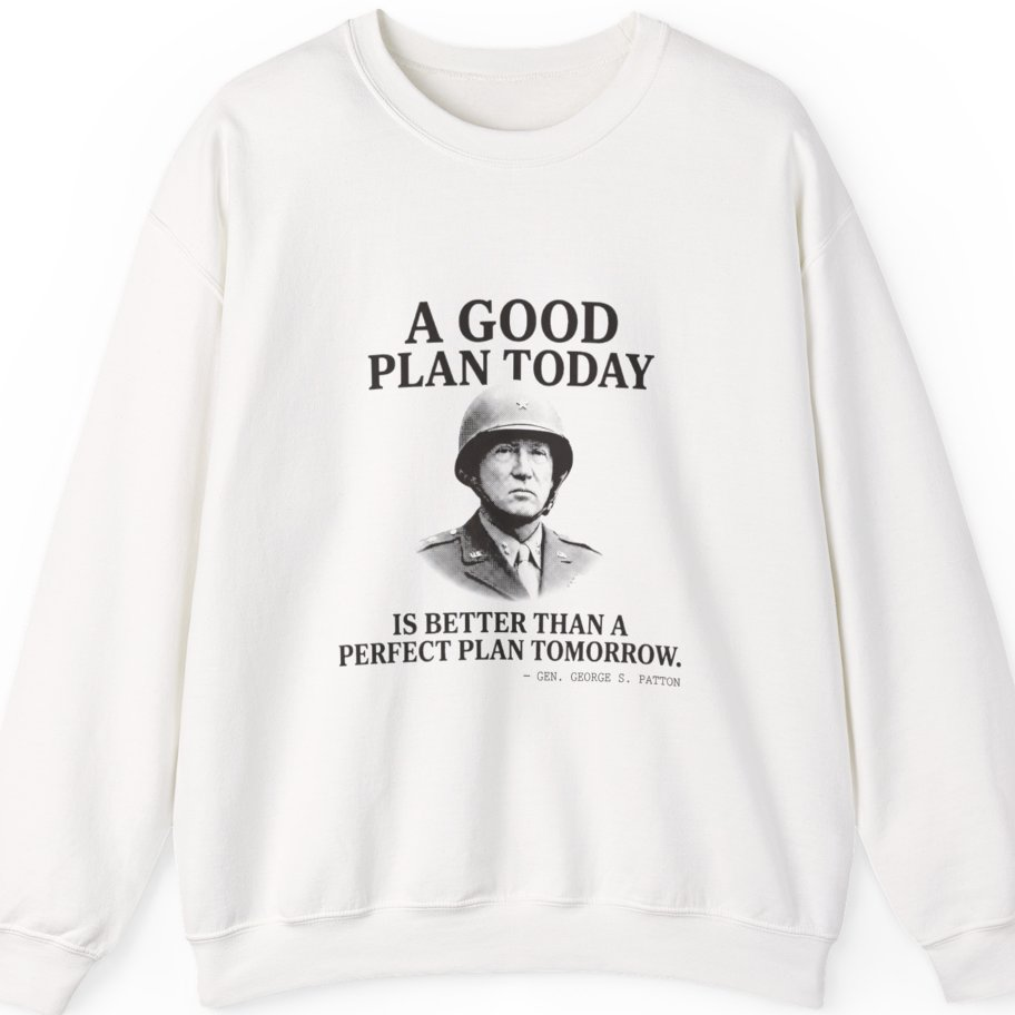 Patton Good Plan Sweatshirt - White front