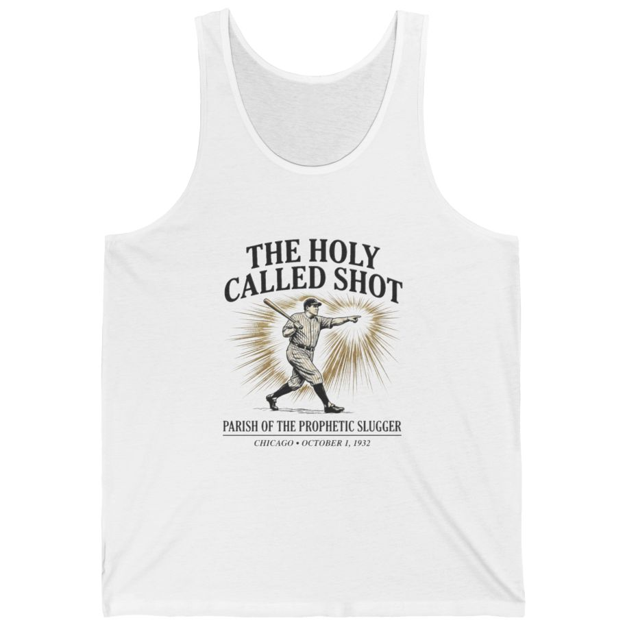 Divine Called Shot Tank Top - White front