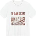 Black Blizzard Dust Tour Premium Tee - White front