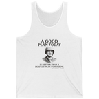 Patton Good Plan Tank Top - White front