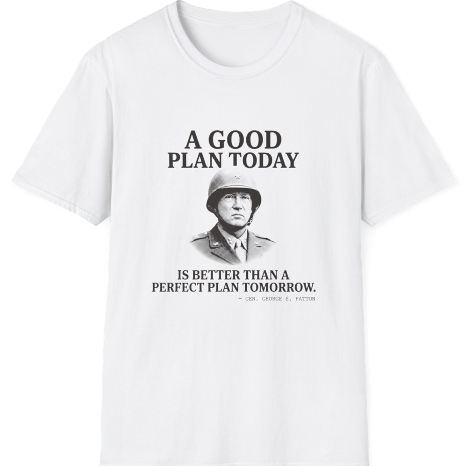 Patton Good Plan T-Shirt - White front